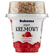 Bakoma Jogurt kremowy z malinami i granolą 230 g