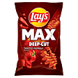 Lay's Max Deep-Cut Chipsy ziemniaczane o smaku papryki 120 g