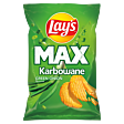 Lay's Max Chipsy ziemniaczane karbowane o smaku zielonej cebulki 120 g