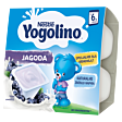 Nestlé Yogolino Deserek mleczno-owocowy jagoda dla niemowląt po 6. miesiącu 400 g (4 x 100 g)