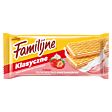 Familijne Klasyczne wafle o smaku truskawkowo-śmietankowym 180 g