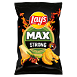 Lay's Max Strong Chipsy ziemniaczane karbowane o smaku sera i ostrej papryki 120 g