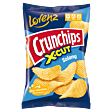 Crunchips X-Cut Chipsy ziemniaczane solony 140 g