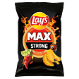 Lay's Max Strong Chipsy ziemniaczane karbowane o smaku ostrego chilli i limonki 120 g