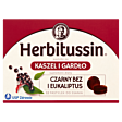 Herbitussin Czarny bez i eukaliptus Pastylki na kaszel i gardło Suplement diety 12 pastylek