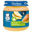 Gerber Gruszki Williamsa dla niemowląt po 4. miesiącu 125 g