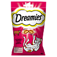 Dreamies Karma uzupełniająca dla kotów z wyśmienitą wołowiną 60 g