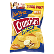 Crunchips X-Cut Chipsy ziemniaczane o smaku ser-cebula 200 g