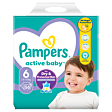 Pampers Active Baby Pieluszki, rozmiar 6, 13-18kg, 56 szt