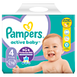 Pampers Active Baby 4, 76 Pieluszek,9kg - 14kg