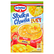 Dr. Oetker Słodka Chwila Owocowy Duet Kisiel z kawałkami owoców i witaminą C mango & ananas 32 g