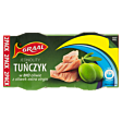 Graal Jednolity tuńczyk w Bio oliwie z oliwek extra virgin 160 g (2 x 80 g)