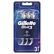 Gillette Blue3 Comfort Jednorazowa maszynka do golenia dla mężczyzn, 3 sztuk