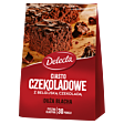 Delecta Duża Blacha Ciasto czekoladowe z belgijską czekoladą mieszanka do przygotowania ciasta 670 g