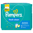 Pampers Fresh Clean Chusteczki nawilżane, 4 opakowania = 208 szt