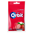 Orbit Strawberry Bezcukrowa guma do żucia 29 g (21 sztuk)