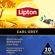 Lipton Czarna herbata z bergamotką Earl Grey 32 g (20 torebek)