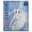 Cleanic Pure Cotton Podpaski na noc 8 sztuk