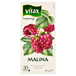 Vitax Inspiracje Herbatka owocowo-ziołowa aromatyzowana o smaku maliny 40 g (20 x 2 g)