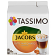 Tassimo Jacobs Latte Macchiato Caramel Kawa mielona 8 kapsułek i mleko 8 kapsułek 268 g