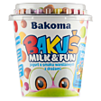 Bakoma Bakuś Milk & Fun Jogurt o smaku waniliowym z drażami 135 g