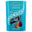 Lindt Lindor Praliny z czekolady mlecznej z nadzieniem karmelowym z kryształkami soli 200 g