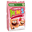 Nestlé Strawberry Minis Zbożowe kwadraciki o smaku truskawkowym 450 g