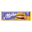 Milka Mmmax Czekolada mleczna z herbatnikiem i nadzieniem kakaowym 300 g