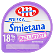 Mlekovita Śmietana Polska bez laktozy 18% 200 g