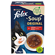 Felix Soup Original Uzupełniająca karma dla kota zestaw zup 6 x 48 g