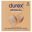 Durex Sensual No Latex Wyrób medyczny prezerwatywy 3 sztuki