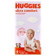 Huggies Ultra Comfort Pieluchy 4 7-18 kg 50 sztuk