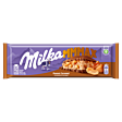 Milka Mmmax Czekolada mleczna z orzeszkami ziemnymi w nadzieniu karmelowym 276 g