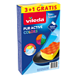 Vileda Pur Active Colors Zmywak 4 sztuki