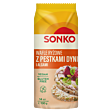 Sonko Wafle ryżowe z pestkami dyni i algami morskimi 130 g (14 sztuk)