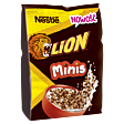 Nestlé Lion Minis Zbożowe kuleczki z czekoladą i pastą karmelową 400 g