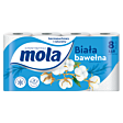 Mola White Papier toaletowy bawełniana biel 8 rolek