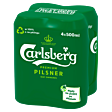 Carlsberg Premium Pilsner Piwo jasne 4 x 500 ml