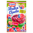 Dr. Oetker Słodka Chwila Kisiel z kawałkami owoców smak owoce leśne 31,5 g