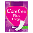 Carefree Plus Large Wkładki higieniczne zapach aloesowy 48 sztuk