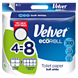 Velvet ecoRoll Soft White Papier toaletowy 4 rolki