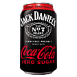 Jack Daniel's Coca-Cola zero Napój alkoholowy gazowany 330 ml