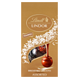 Lindt Lindor Praliny z czekolady mlecznej gorzkiej i białej z nadzieniem 100 g