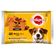 Pedigree Mokra karma dla dorosłych psów mix smaków z marchewką w sosie 400 g (4 x 100 g)