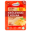 Mlekpol Ser królewski z Kolna w plastrach 400 g