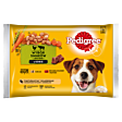 Pedigree Mokra karma dla psów wybór smaków z warzywami w sosie 400 g (4 x 100 g)