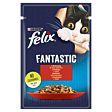 Felix Fantastic Karma dla kotów z wołowiną w galaretce 85 g