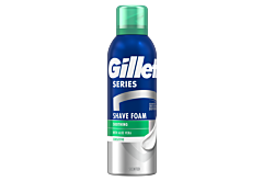 Gillette Series Łagodząca pianka do golenia z aloesem, 200 ml