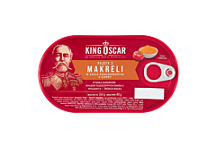 King Oscar Filety z makreli w sosie pomidorowym z curry 160 g