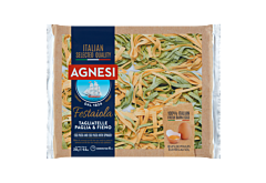 Agnesi Tagliatelle Paglia & Fieno Makaron jajeczny i makaron jajeczny ze szpinakiem 250 g